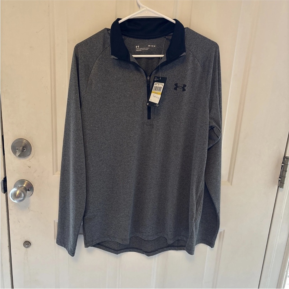 Under Armour Black and Gray Pullover
